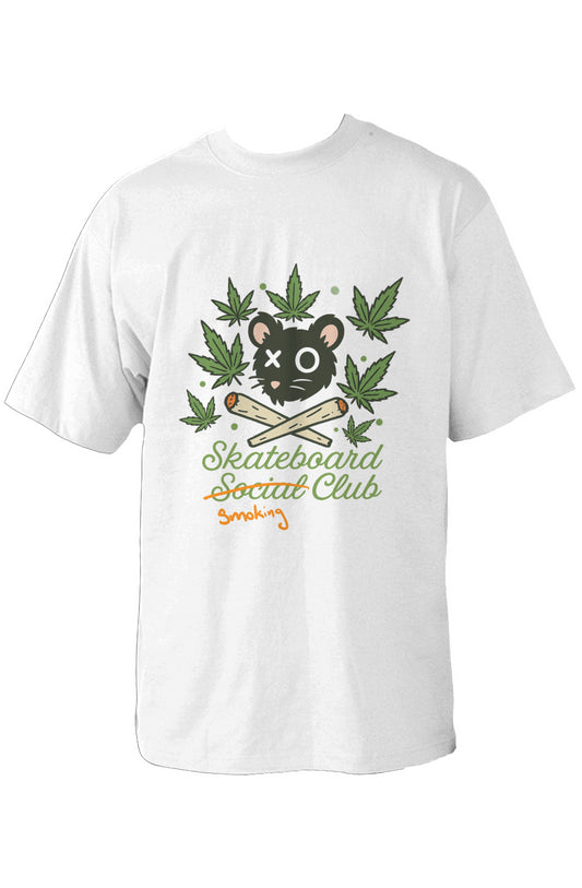 4/20 T-Shirt skateboard "smoking" club 